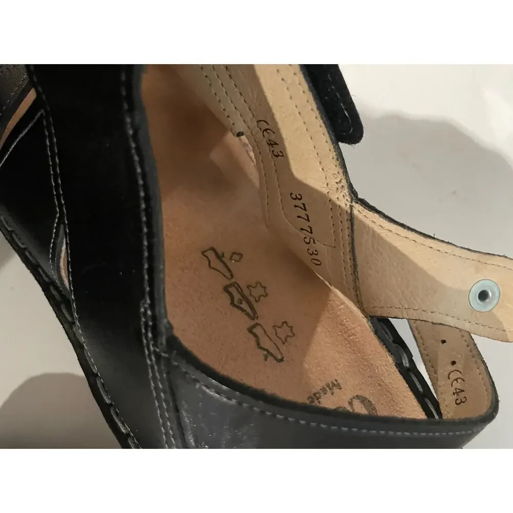 Finn Comfort Toro Soft Leather Sandals EU 43 Unisex Mens 10/Womens 12 Gorpcore